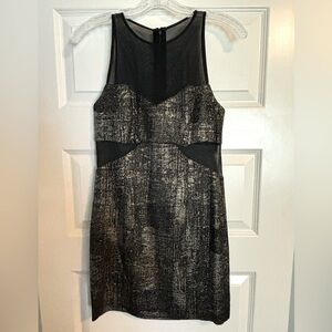 Jay Godfrey Silver Mesh Dress